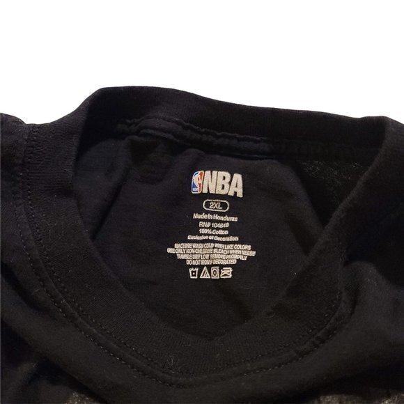 Los Angeles Lakers NBA Basketball‎ 2XL Mens Black Yellow T Shirt - Picture 3 of 4